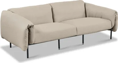 Produktbild von Outdoor 3-Sitzer Sofa Zuzu Gartenlounge Gartensofa 226x96 Creme