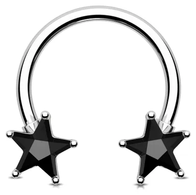 Productafbeelding van Modern Septum Ring met Ster Ontwerp voor Piercings