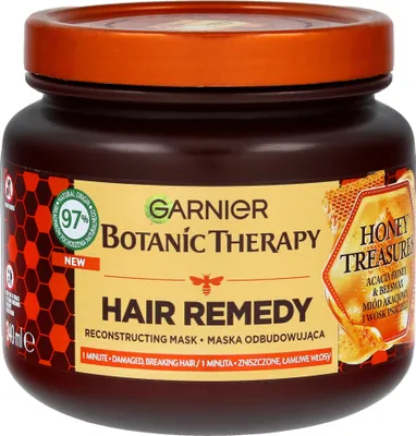 Produktbild von Garnier Botanic Therapy Regenerierende Maske für geschädigtes und brüchiges Haar mit Akazienhonig 340 ml