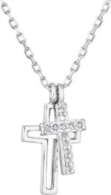 Immagine prodotto di Collana in argento con croce 12012.1