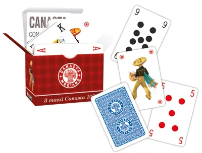Produktbild von Modiano Canasta Spielkarten 300310