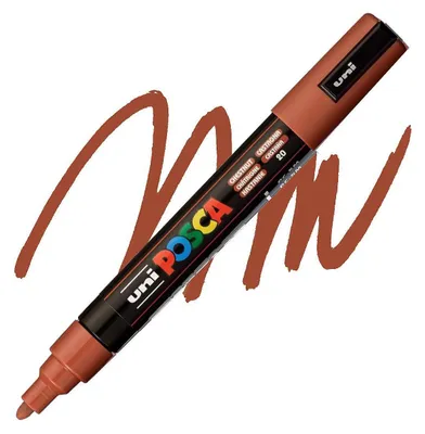 Image de Posca 182571 POSCA Marker UNI PC-5M kastanienbraun