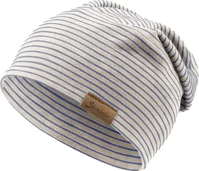 Produktbild von Sterntaler Beanie Streifen, kobaltblau, Gr. 47