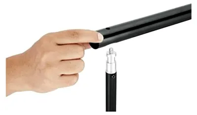 Produktbild von Hintergrundsystem, 600 x 300 cm, weiß, tragbares professionelles Kit für Porträtfotografie