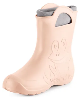 Produktbild von Ladeheid Damen federleichte Eva Gummistiefel Regenschuhe gefüttert LA-CA-12 (Puderrosa, 36/37 EU)