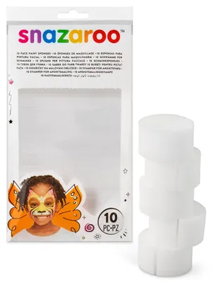 Zdjęcie produktu dla SNAZAROO Gąbki do malowania twarzy 10szt