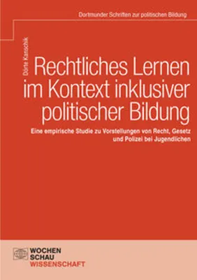 Obrázek produktu pro Rechtliches Lernen im Kontext inklusiver politischer Bildung