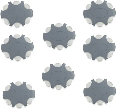 Produktbild von JB White 48 Stück ProWax Cerumenfilter für Hörgeräte geeignet für Oticon- und Bernafon-Lautsprecher, 8x Spender-Disk mit 6 Werkzeugen und 6 Filtern, grau