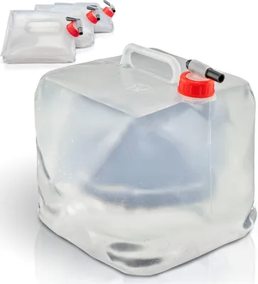 Obrázok produktu pre Kanister na vodu 10 l, 4 ks, s výlevkou, na kempovanie