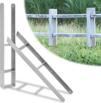 Immagine prodotto di Jopassy 4x supporto per palo ad H 600MM Ancoraggio per palo di carport zincato a caldo Durevole 91MM