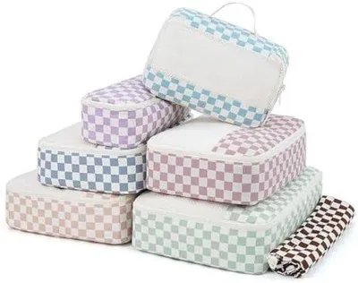 Immagine prodotto di Set organizer da viaggio - Set di 7 contenitori in plastica per valigia