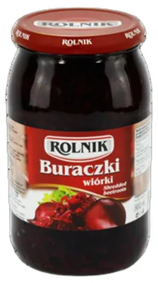 Obrázek produktu pro Rolnik Buraki Ćwikłowe Marynowane 850 g w wiórkach
