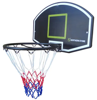 Immagine prodotto di Supporto a parete per canestro da basket - Nero, 50x72x45 cm