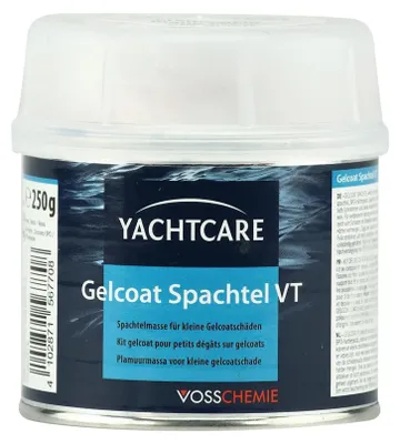 Productafbeelding van Gelcoat Spachtel 250 g – Witte 2-componenten Plamuur voor Eenvoudige Boot Reparatie en Polyester Herstel, Sneldrogend, Schuurbaar & Waterbestendig