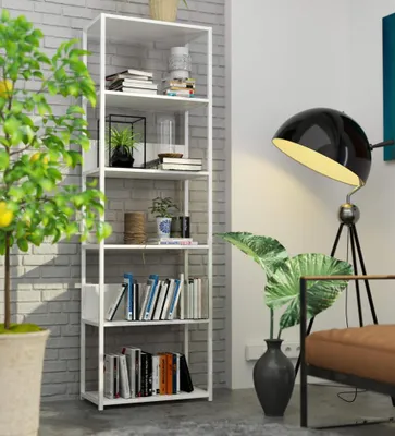 Image de Étagère métallique 60 cm TOMIRAN - blanche