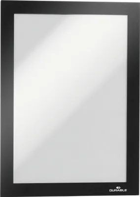 Image de DURABLE Cadre d'affichage DURAFRAME® MAGNETIC A5, 5 pc, Noir, 494701