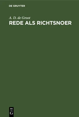 Produktbild von Rede als richtsnoer