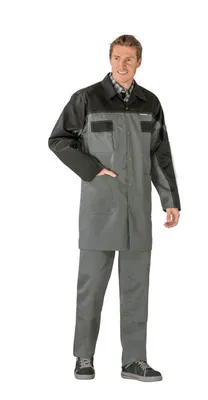 Produktbild von Planam  Tristep Berufsmantel grau/schwarz Gr. 56, 1244056