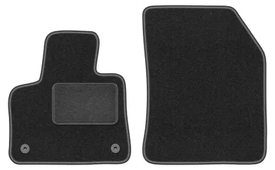 Zdjęcie produktu dla Dywaniki samochodowe welurowe przednie do: Peugeot 4008 II (2016-, crossover) grafitowe, dopasowane – wariant W0886