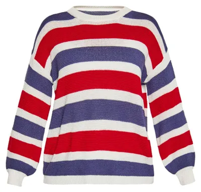Produktbild von Mutha Damen Pullover - rot-weiß-blau Mutha Damen Pullover - rot-weiß-blau, M/L