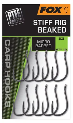 Produktbild von Fox PTFE Coated Hooks Stiff Rig Beaked Size 4