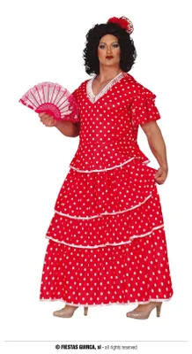 Productafbeelding van FLAMENCO-JURK 48 50, maat: M