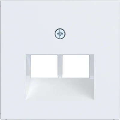Image de Pièce centrale Hager pour UAE WAF1108WM double A.x/C.x blanc clair mat
