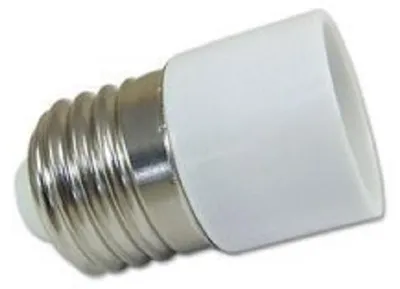Zdjęcie produktu dla Adapter gniazda E27 do E14 przedłużacz gniazda lampy LED 230V do żarówek LED, lamp halogenowych światło E27 do E14