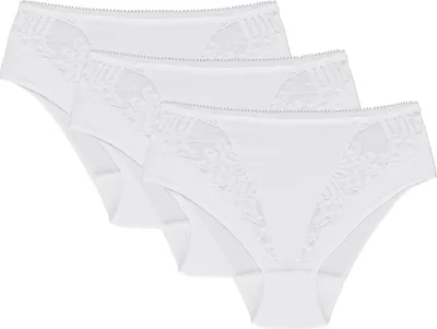 Image de Wol-Bar Eco-Ga 3 paquets de culottes blanches XL