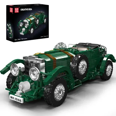 Obrázok produktu pre Mould King 10166 MOC, stavebnica klasického automobilu série Technik, stavebné kocky, kreatívna hračka, model športového auta, súprava stavebných blokov pre deti/dospelých, kolekcia (1147 častí) – 10166 Technik, automobil