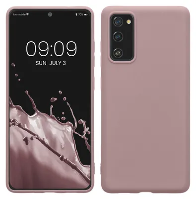 Produktbild von kwmobile Handyhülle für Samsung Galaxy S20 FE Hülle - TPU Case - Kabelloses Laden - Schutzhülle Cover in Nude Lilac