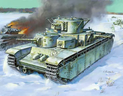 Zdjęcie produktu dla Ciężki czołg radziecki Zvezda 1:35 T-35
