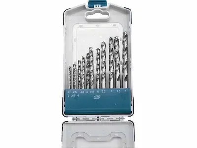 Zdjęcie produktu dla EXTOL-INDUSTRIAL Wiertła do metalu, zestaw 13 sztuk, Ř2-8 mm, HSS-G