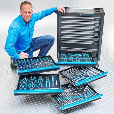 Productafbeelding van Gereedschapswagen “tech-line” 80 cm + 171-delige gereedschapsset
