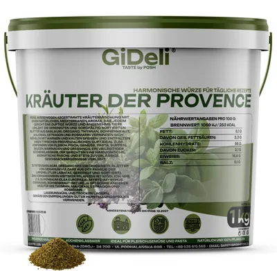 Image de Herbes de Provence 1 kg Méditerranéen Naturel Végétalien Poisson Viande GiDeli