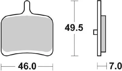 Obrázok produktu pre SBS Brzdové doštičky 857LS