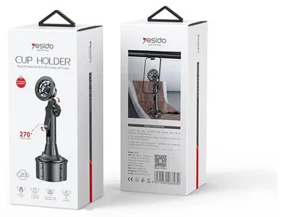 Obrázok produktu pre Magnetický držiak do auta Yesido C200 na poháre (Magsafe), čierna farba