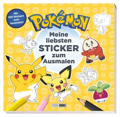 Produktbild von Pokémon: Meine liebsten Sticker zum Ausmalen