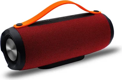 Image de Hopestar-E13 Haut-parleur Bluetooth 10W sans fil, caisson de basses stéréo avec radio FM MP3 TF - Rouge