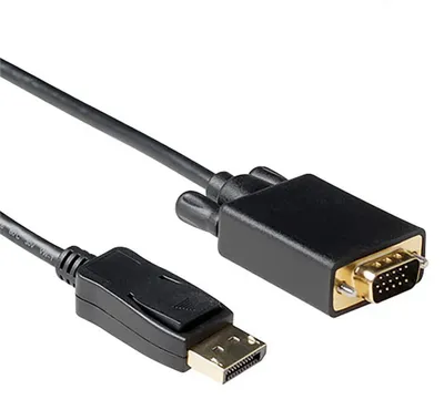 Productafbeelding van ACT AK3999, 2 meter, DisplayPort, D-sub (DB-25), Samec, Samec, Koper