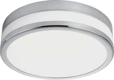 Image de Eglo 94998 LED Palermo plafonnier Ø 22cm 1100lm chrome blanc laqué