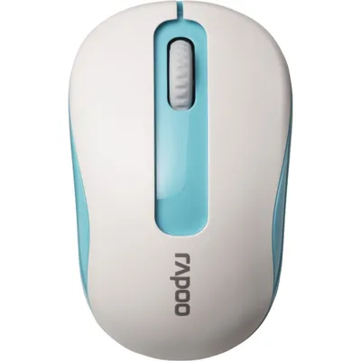 Produktbild von Rapoo M10 Plus, Beidhändig, Optisch, RF Wireless, 1000 DPI, Blau