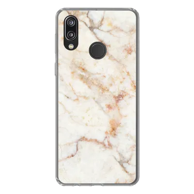 Produktbild von MuchoWow® Handyhülle Schutzhülle Hülle für Huawei P20 Lite (2020) Marmor - Braun - Luxus Silikon Softcase Handy Hülle - Kartenhalter