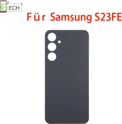 Produktbild von Für Samsung Galaxy S23 FE SM-S711 Akkudeckel Backcover Rückseite schwarz
