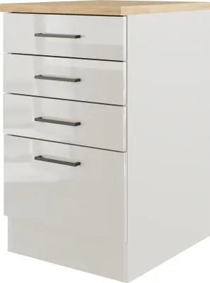 Produktbild von Auszugunterschrank LUND | Lichtgrau | 50 x 60 x 85 cm (BxTxH)