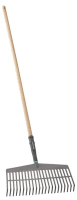 Immagine prodotto di Rastrello-scopa PureLine – larghezza 43 cm – manico in legno 100%