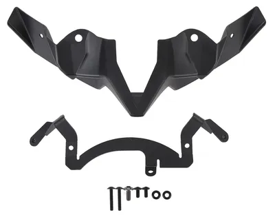 Produktbild von Motorrad-Frontverkleidung Winglet zur Verbesserung der Fahrstabilität, aerodynamischer Flügel für Z900 2020-2024, Schwarz