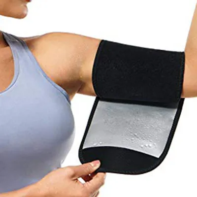 Immagine prodotto di Tagliabraccia per donne Sauna Sudore Bande Trainer Toner regolabile Maniche Sport Formazione