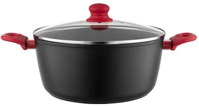 Image de MARS, casserole en aluminium, 28 cm, 6,4 litres, compatible induction/gaz