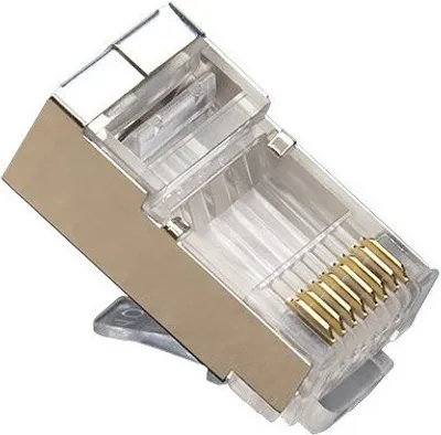 Image de XtendLan STP RJ45 CAT5e connecteur, câble, blindé, rond